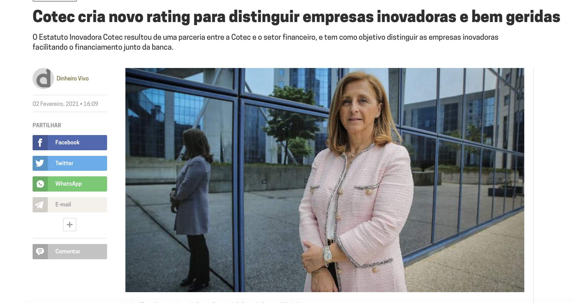 “COTEC cria novo rating para distinguir empresas inovadoras…